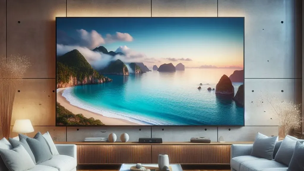 TV with scenic view