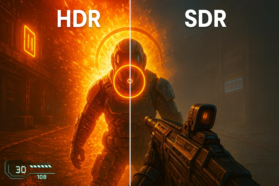 HDR Gaming FPS Shooter