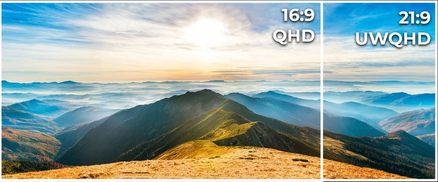 qhd vs uwqhd resolution comparison