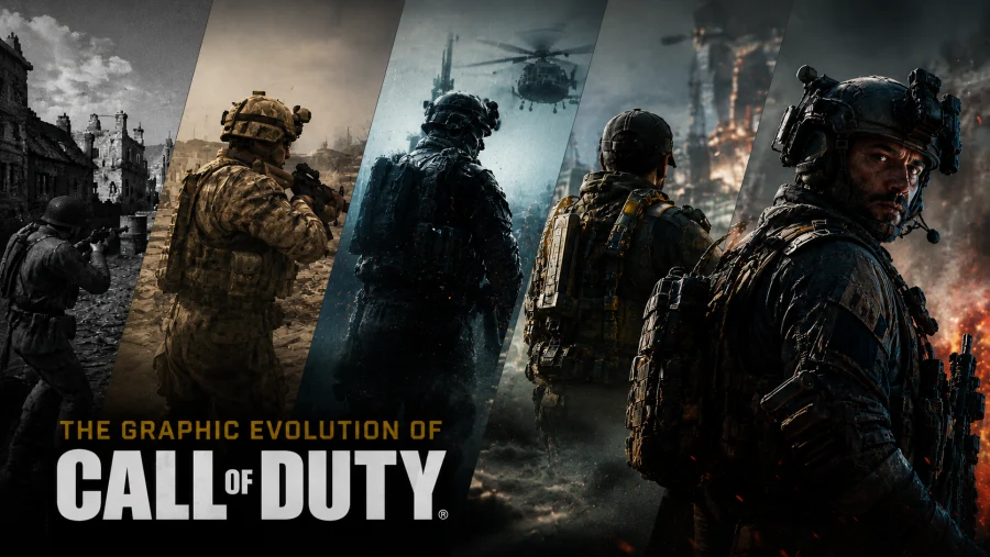 The Graphic Evolution of Call of Duty