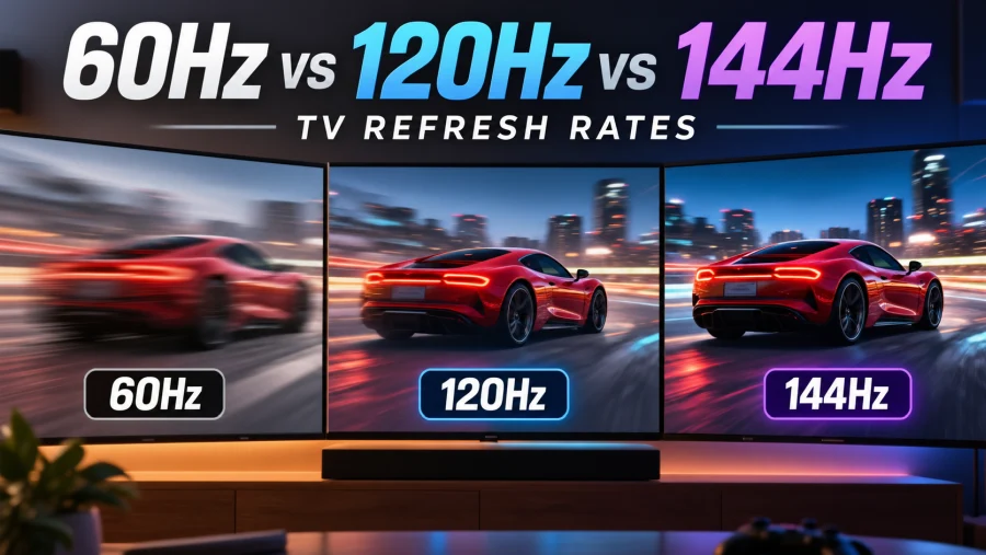 60Hz vs 120Hz vs 144Hz