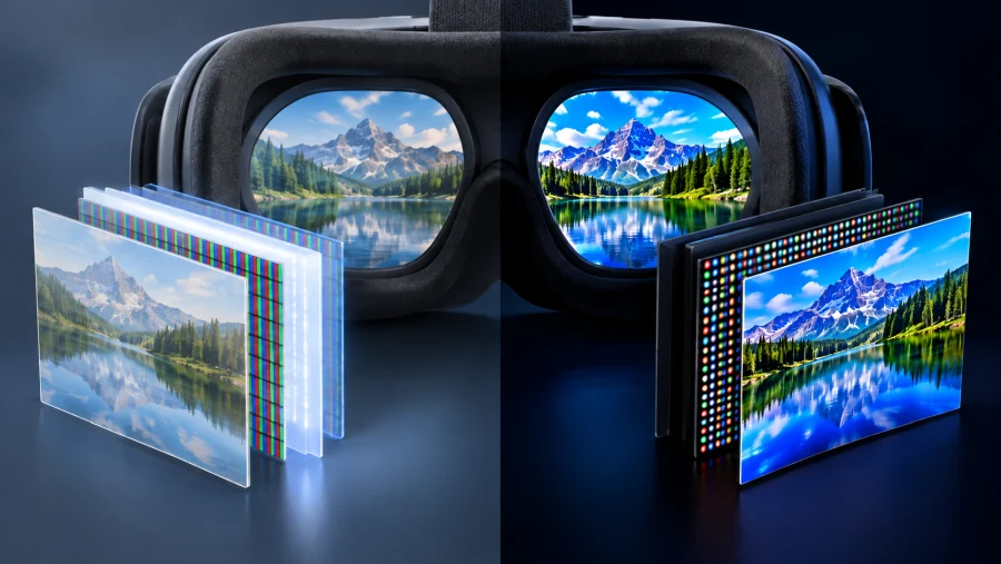 LCD vs Micro OLED in VR-Panels